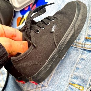Toddler Vans Doheny black classic size 7